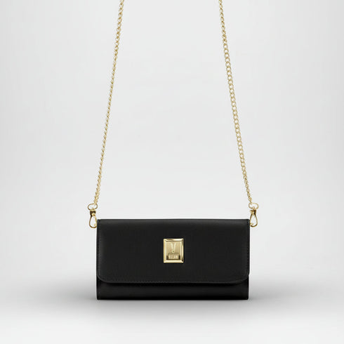 Bolsa Vizzano Preta Feminina Sofisticada
