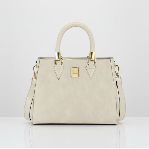 Bolsa Vizzano Tote Estruturada Off White
