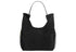 Bolsa Vizzano Slouchy Camurça Preta de Ombro