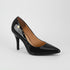 Scarpin Verniz Vizzano Preto Salto Alto 9cm