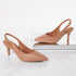 Vizzano Nude Slingback Pump 7cm Heel