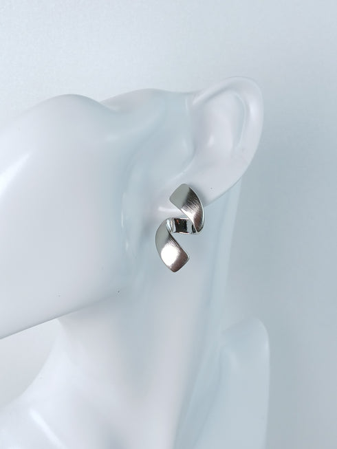 Matte Spiral Earring
