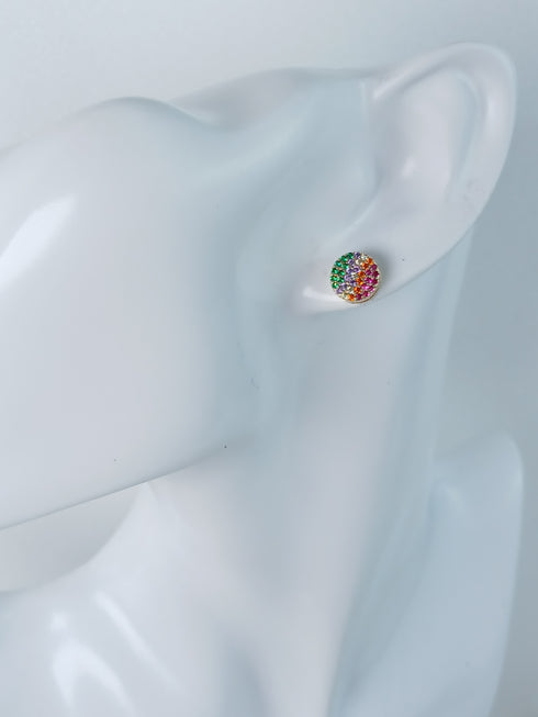 Colorful Round Earring