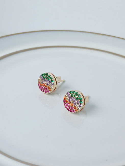 Colorful Round Earring