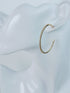 Paved Hoop Earring