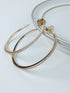 Paved Hoop Earring