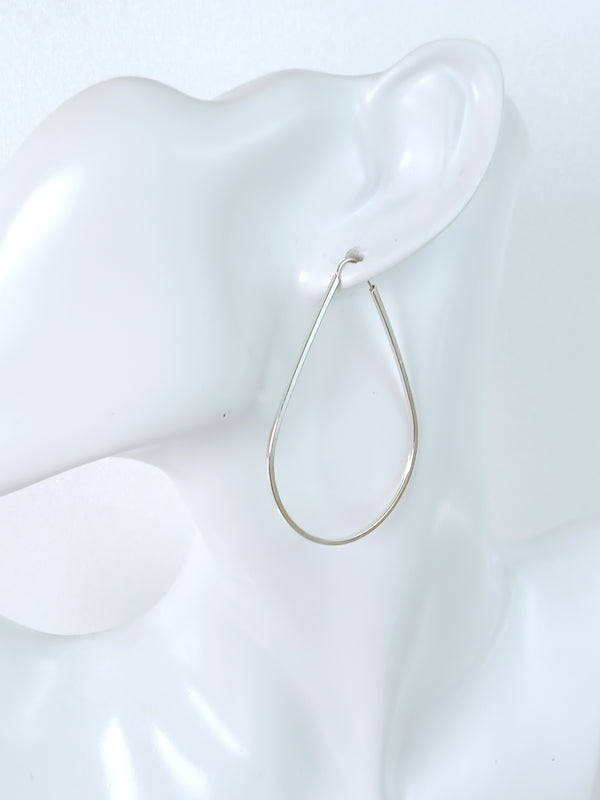 ドロップピアス ラージ シルバー925