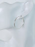 Double Hoop Earrings, 925 Silver