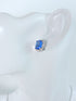 Blue Stone Necklace and Earrings Set