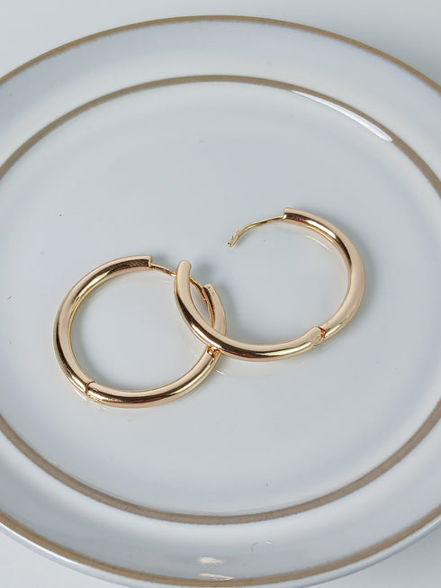 Flexible Medium Hoop Earring