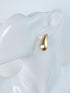 Frosted Drop Earring