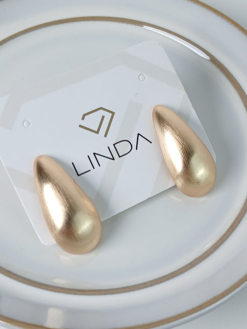 Frosted Drop Earring