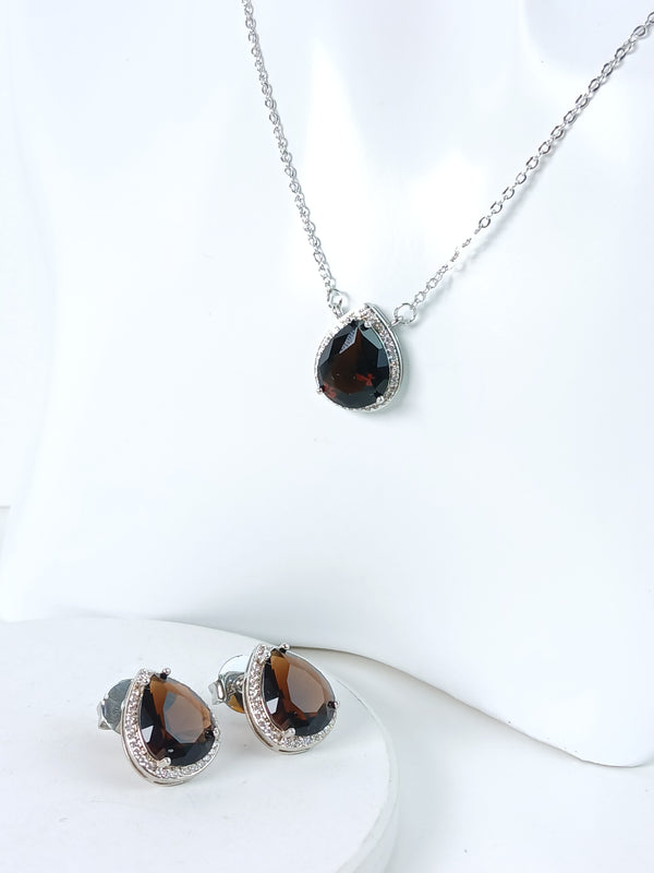 Conjunto Cravejado Coffe