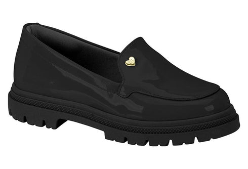 Sapato Mocassim Molekinha Verniz Preto