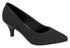 Scarpin Beira Rio Nobuck Preto Salto 6cm
