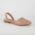 Beira Rio Nude Elastic Slingback 1cm Heel