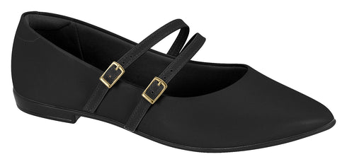 Beira Rio Double Buckle Ballet Flat