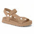 Moleca Nude Sandal with Adjustable Straps