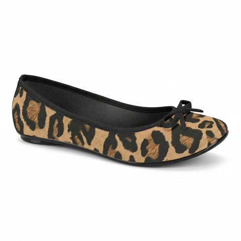 Moleca Animal Print Flat