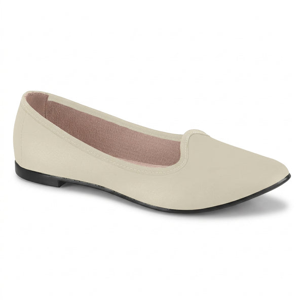 Sapatilha Moleca Off White Bico Fino