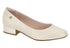 Moleca Off White Flat
