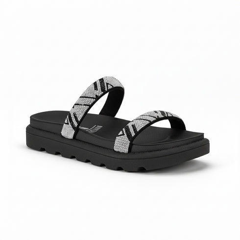 Papete Vizzano Preta Flatform 2,5cm