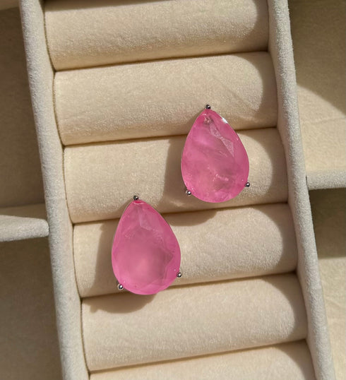 Fusion Stone Drop Earring