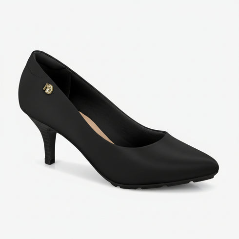 Scarpin Modare Ultraconforto Preto Salto 7cm