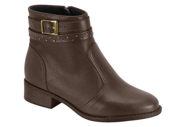 Bota Modare Ultraconforto Café Cano Curto Fivela
