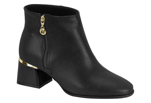 Bota Modare Ultraconforto Preta Cano Curto Salto Bloco