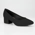 Modare Ultraconforto Black Block Heel Pump 4cm