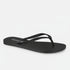 Chinelo Beira Rio Preto com Glitter