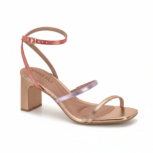 Beira Rio Rose Gold Sandal
