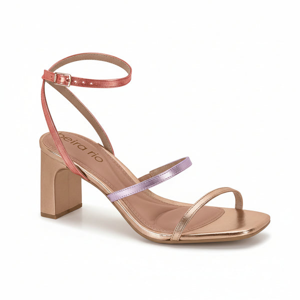 Beira Rio Rose Gold Sandal