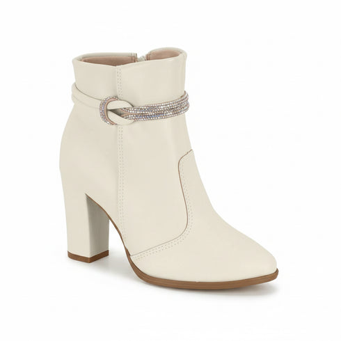 Beira Rio Off White Boot