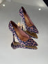 Scarpin Vizzano Animal Print Salto Fino 9cm