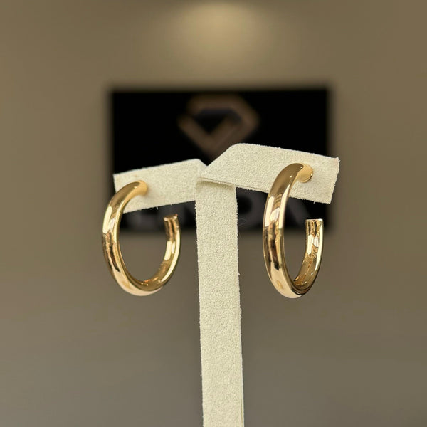Medium Tube Hoop Earring
