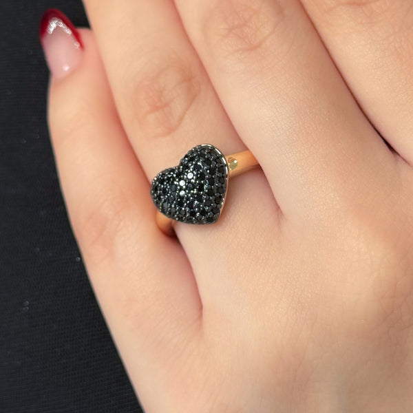 Black Heart Ring