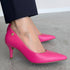 Scarpin Vizzano Pink Pelica Salto Médio 7cm