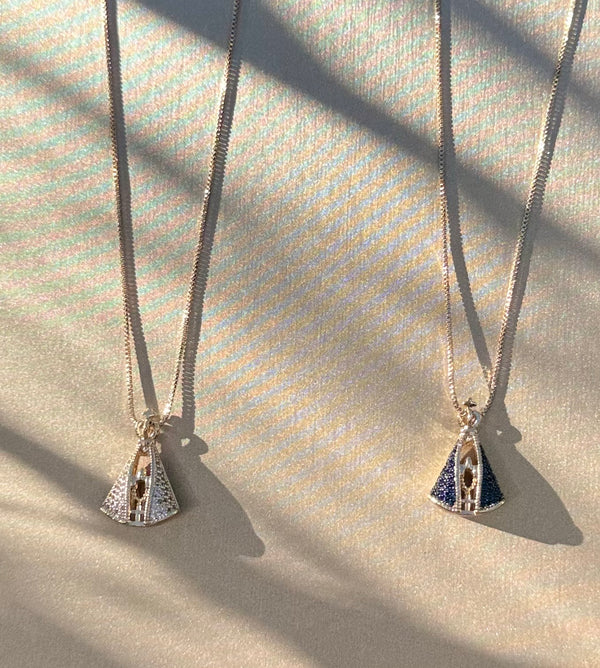 Our Lady Double Design Necklace