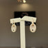 Removable Stone-Studded Pendant Hoop Earring