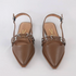 Vizzano Brown Flat Slingback - Elegance and Comfort