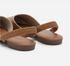 Beira Rio Nude Elastic Slingback 1cm Heel