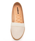 Sapatilha Moleca Off White Alpargata Microperfuros