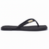 Chinelo Moleca Preto Square Toe Rasteiro
