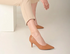 Scarpin Vizzano Caramelo Salto 7cm