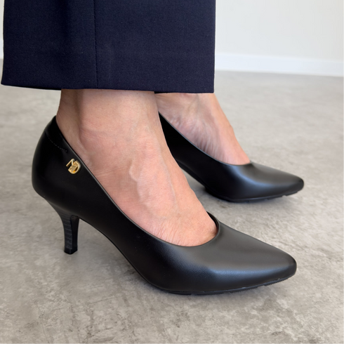 Scarpin Modare Ultraconforto Preto Salto 7cm