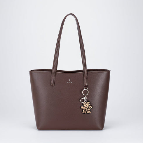 Large Structured Marsala Classic Tote Bag
