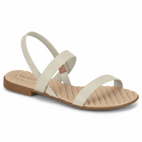 Rasteira Beira Rio Off white