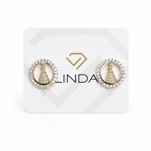 Our Lady Paved Earring